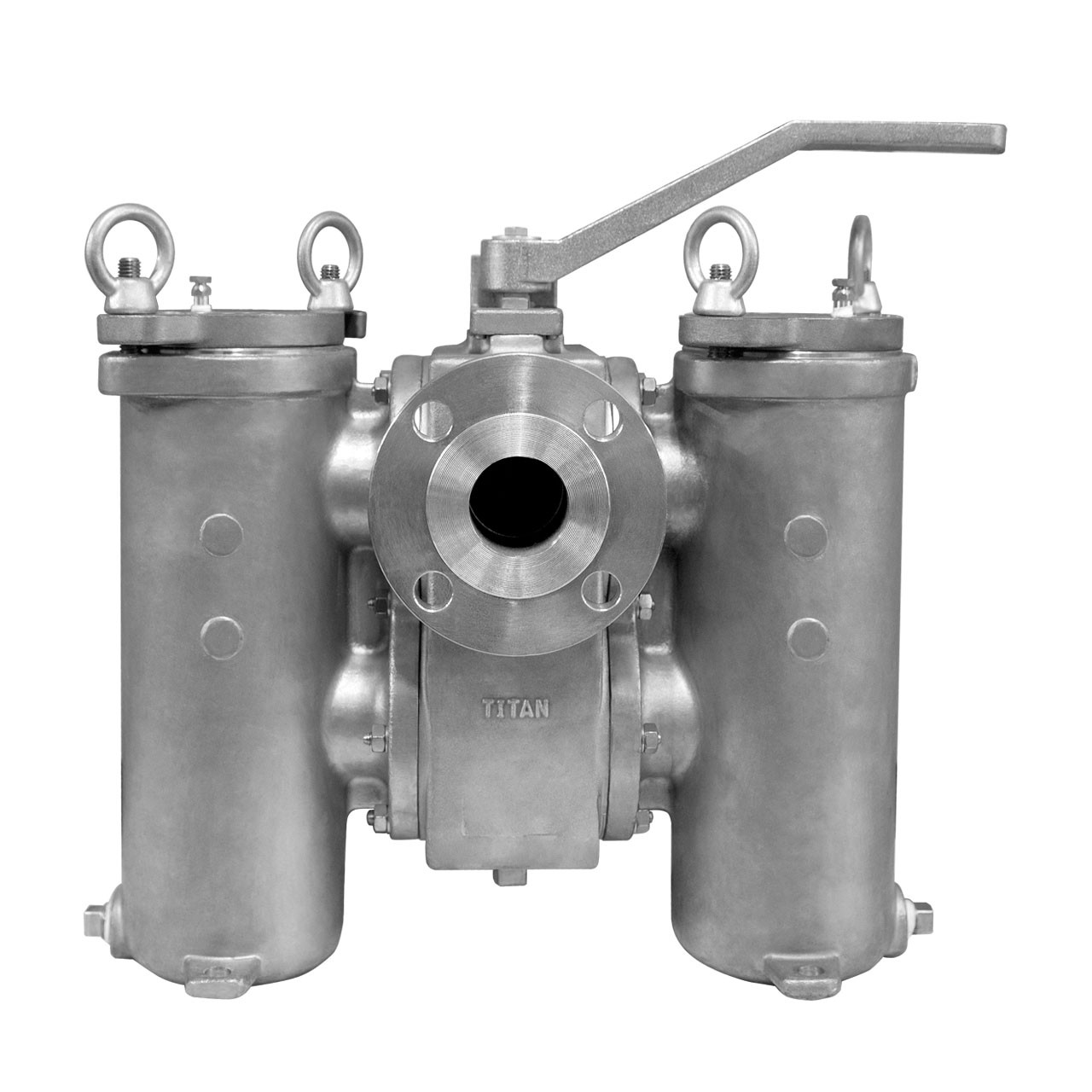 Filtro de canasta dúplex con brida DS 696-SS - ASME Clase 150