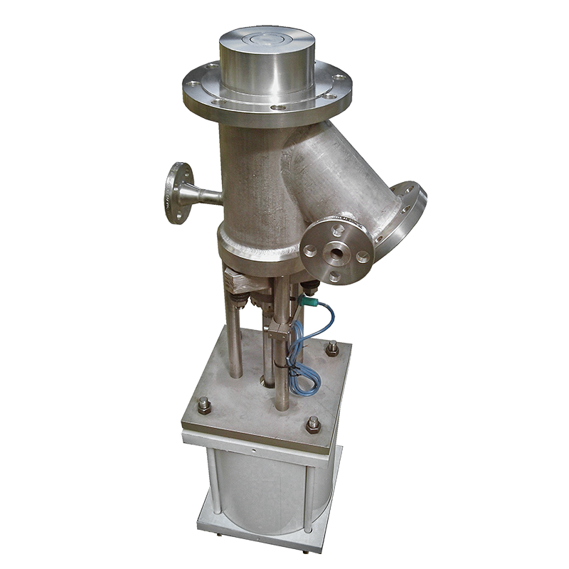 vaportec-DrainValve-MetDual-VP Strahman Metal and Dual Seated drain valve, reactor valve