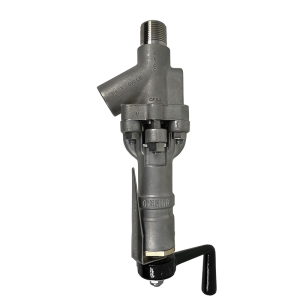 Strahman Sampling Valve, Soft Seated with NPT connections, a dead-space free piston design.